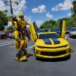Bumblebee with Transformer Car